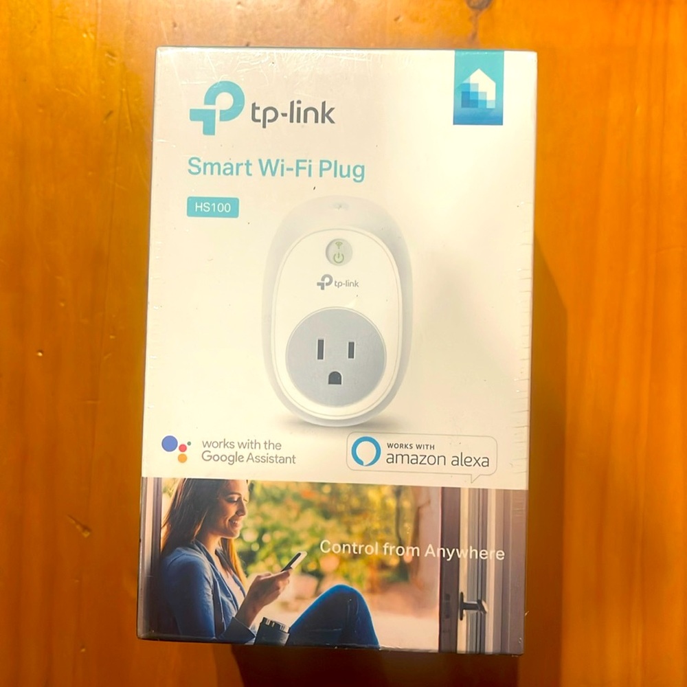 Brand new Smart wi-fi plug to-link works with Alexa or google assistant